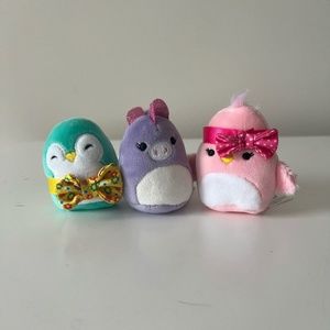 Squishmallows Squishville Set of 3